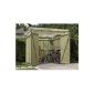 Wood shed with a flat roof Type 1 Garden House 254 x 206 cm of Gartenpirat®