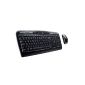 Logitech MK300 Keyboard + Mouse wireless black (German keyboard layout, QWERTY) (Personal Computers)