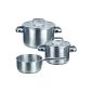 Fissler Cookware 3311203000 Sicilia 3-piece.  Comprising: Saucepan 16 cm, 20 cm and 16 cm Saucepan without lid (household goods)