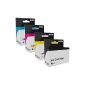 Luxury Cartridge HP 364XL Set of 4 Compatible Ink Cartridges HP364XL with chip for HP Printer - Black / Cyan / Magenta / Yellow (Office Supplies)