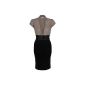 KRISP Right Dress Chiffon Top Bicolore Tight Cleavage Day Jabot (clothing)
