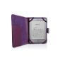 Purple Quality Executive Book Cover For the first German Amazon Kindle 4 magnetic closure