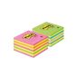 Post-it sticky note cubes 2028NX2 Promo-Pack, 70 g / sqm, 76 x 76 mm, neon green, neon pink, 2x450 sheet - available in other colors (Office supplies & stationery)