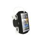 iGadgitz Black Sports Armband Water resistant for HTC One MINI M4 (2013) Gym Jogging Armband (Wireless Phone Accessory)