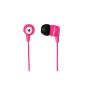 V7 Stereo In Ear Headset | Earphones | Headphones | inline microphone with answer | 3.5 mm jack angled 90 degrees | for iPad, iPhone, MP3 player, Samsung Galaxy, HTC, Sony Experia, tablets and smartphones | Pink (Accessories)