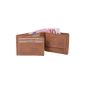 Small Wallet for men and women LEAS, genuine leather, cognac - '' LEAS Vintage-Collection '' (Luggage)
