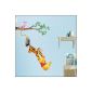 WINNIE THE POOH, Piglet & Tigger wall stickers 33 x 59 cm (Baby Product)