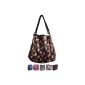 Shopper bag bag owl, large shoulder bag Canvas, 35x35x15cm (W x H x D) (Textiles)
