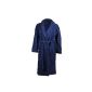 Unisex bathrobe sauna jacket 100% cotton with a shawl collar (Textiles)