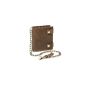Biker & Trucker Exchange in portrait orientation with 12 card slots and chain LEAS in vintage style real leather, dark brown - '' LEAS Vintage Collection '' (luggage)