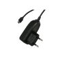 Wicked Chili Slim PSU / travel charger for mobile, eReader, smartphone, MP3 and MP4 player (100-240V, 1.000mA, microUSB connector, Slim plug) (optional)