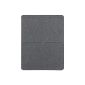 Moshi iGlaze 99MO056901 Versacover Versa Cover for iPad 2 3 4 rigid with flap / folding support - transparent shell / light gray flap (Accessory)