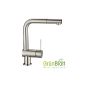 Kitchen Faucet extractable rinsing spray kitchen faucet single lever mixer tap with shower Hand shower Kitchen Faucets fittings stainless steel finish matt
