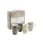 Maxwell & Williams XF0016 cup sets Becherset, coffee mug, Chichi, 4 pieces, 420 ml, in gift box, porcelain (household goods)