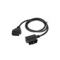 Andoer OBD-II OBD2 16pin Male to Female Extension Cable Diagnostic Extender 100cm (Electronics)