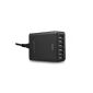 Universal USB Power Charger RAVPower® 6-port charger dock, EU plug, black, 50W / 10A, RP-UC10 (Electronics)