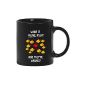 What If You're Right Poster, coffee mug printed with motif Mug Mug Coffee cup, size: one size, Schwarz (household goods)