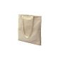10 x Long Handled Plain Cotton Bag 38cm x 42cm - Ideal For Fabric Painting (Toy)