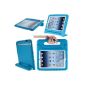 i-Blason carrier with handle lightweight convertible Case for Apple iPad Air / iPad iPad 5 Ideal for children Air (5th Generation) - Blue (Personal Computers)