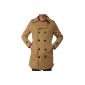 Amur Leopard Men's Coat Trenchcoat (Textiles)
