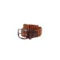 Bruce Field - Elastic Woven Belt multicolored brown and orange - Model 3686 - FREE SHIPPING (Clothing)