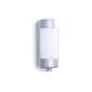 Steinel sensor outdoor light L 271 S with 360 ° Passive infrared motion and max.  8 m range, creep zone, aluminum bezel, for 2x40 Watt / G9 Halogen, 647 919 (Garden & Outdoors)