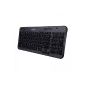 Logitech Wireless Desktop K360 Wireless Keyboard shortcut keys Six Unifying 12 programmable function keys QWERTY Black (Personal Computers)