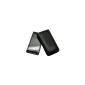Motorola Milestone - Leather Case Bag with flap * Rueckzugfunktion * (Original Suncase) in Black (Electronics)