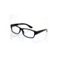 NERD® glasses Extra Slim bezel design!  ,, Clear / Black frame ,, B3-4 (Textiles)