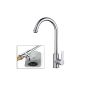 Auralum® design mixer tap for kitchen single lever kitchen faucet high spout Type 01