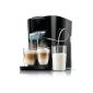 Philips Senseo HD7855 / 60 Latte Duo Kaffeepadmaschine (2650 watts, 1 L, Easy clean button) black / blue (household goods)