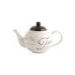 Price & Kensington scripts teapot, white (household goods)