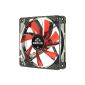 Enermax TBApollish UCTA12N-R 120 mm fan Twister Bearing Red LED (Personal Computers)