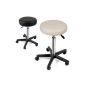 Stool Stool with high-quality upholstery and height adjustment (large choice of colors) (household goods)