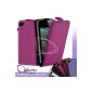 Dofomy - Cover Cover Slim Case Fuchsia Pink For Apple Iphone 4 / 4S (Electronics)