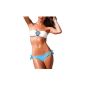 UUstar® Sexy Ladies Women Jeweled Floral Bandeau beach Bikini Set Padded Swimsuit Swimwear Tops and Bottoms (Misc.)