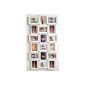 levandeo Picture Frame 96082 inclusive screw - White for 18 photos 10x15 cm - baroque antique nostalgic nostalgia Cottage - Photogallery Collage Photo Frame Gallery