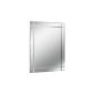 Premier Housewares 1101182 Engraved Wall Mirror Edge 110 x 90 x 2 cm (Kitchen)