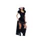 r-dessous Burleque Steampunk Dress Black Queen Dark Angel Costume Gothic Halloween (Toy)