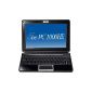 Asus Eee PC 1000HE 25.4 cm (10 inch) WSVGA Netbook (Intel Atom N280 1.66GHz, 1GB RAM, 160GB HDD, Intel GMA, Windows XP Home), up to 9,5h battery life, Black (Personal Computers)