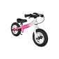 BIKESTAR® Premium Security kids run bike for little adventurers from 2 years ★ 10 Sport Edition ★ Flamingo Pink & White Diamond