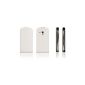 AVANTO Flip Smooth Magnetic Case for Samsung Galaxy S3 Mini I8190 White (Electronics)