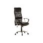 HJH OFFICE 668 010 office chair / executive chair Arton 20 black leatherette (household goods)