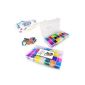 TwitFish color spectrum Loom Bandz Box Kit - Includes over 4000 books, assorted charms, S-clips, hook Tools, Loom base (Toy)