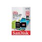 Memory Card SanDisk Ultra 16GB microSDHC Class 10 UHS-I with a read speed of up to 48 MB / s for Android + SD card adapter easy open package (SDSDQUN-016G-FFP-A) (Accessory)