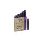 Parker Quink Rotring Mini Pack of 6 cartridges for fountain pen Violet (Office Supplies)