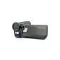 Praktica DVC 10.1 Full HD camcorder (SD / SDHC Card, 5x optical zoom, 7.6 cm (3 inch) screen) incl. HDMI cable and bag (Electronics)