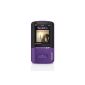 Philips SA4VBE08VN / 12 GoGear MP4 player (4.5 cm (1.8 inch) color screen, 8GB memory, Full Sound, Philips Songbird) purple (Electronics)