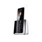 Panasonic KX-PRS110FRW DECT Phone WiFi Black / White (Electronics)