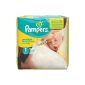 Pampers New Baby nappies Gr.  1 Newborn 2-5 kg ​​carrying pack, 4-pack (4 x 23 piece) (Health and Beauty)